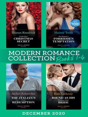 cover image of Modern Romance December 2020 Books 1-4
